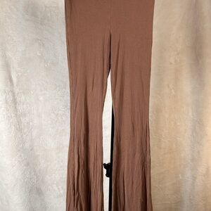 Brown Women's Flared Leggings